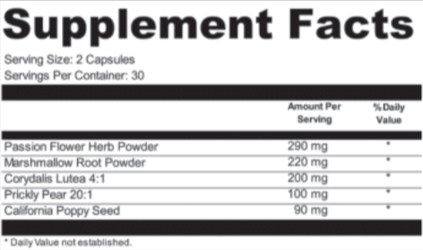 Arteris Plus Supplement Facts